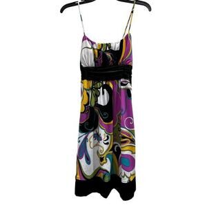 Jodi Kristopher Y2K Milne Spaghetti Strap Statement Putting Bold Dress Size S